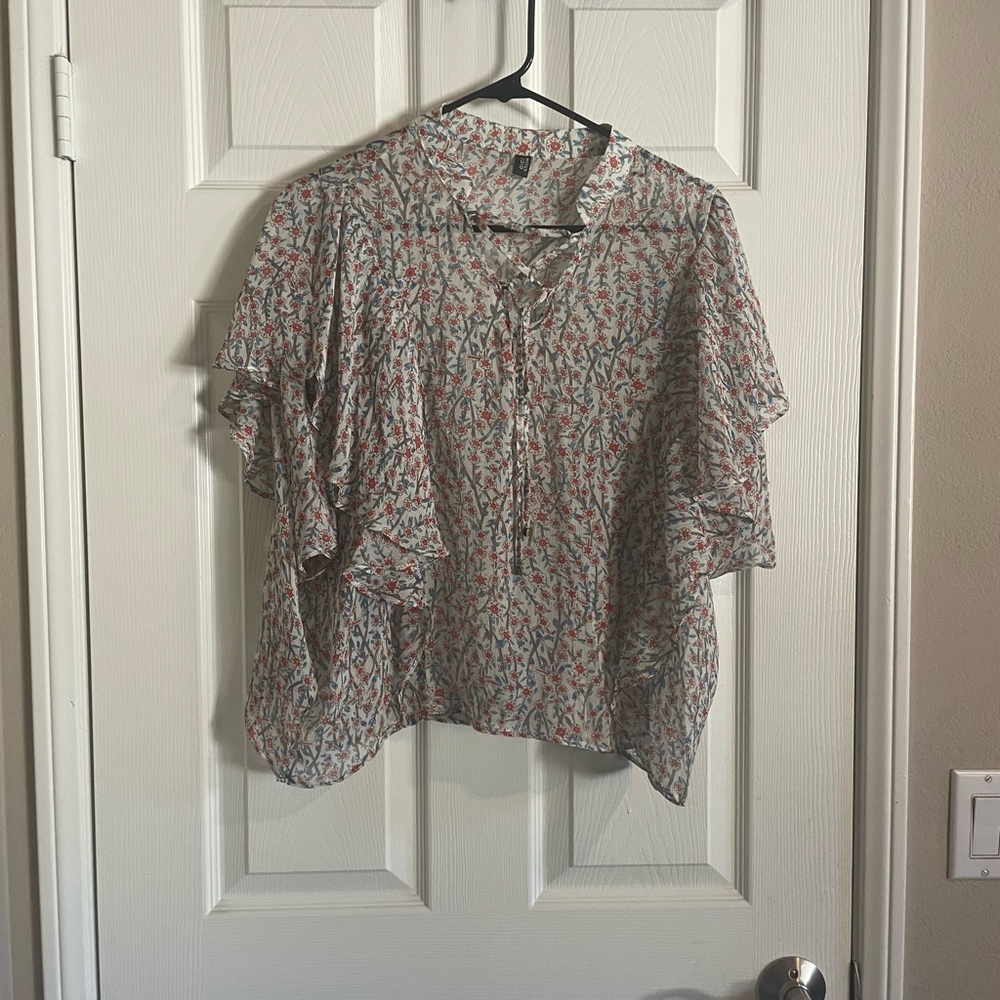 Floral Print Women's Top